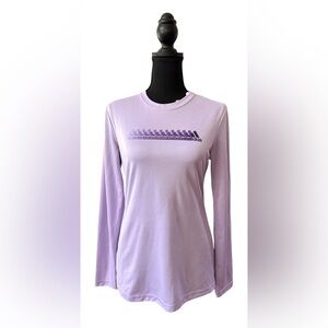 Adidas Lavender Clima Lite Long Sleeve Women's Shirt
